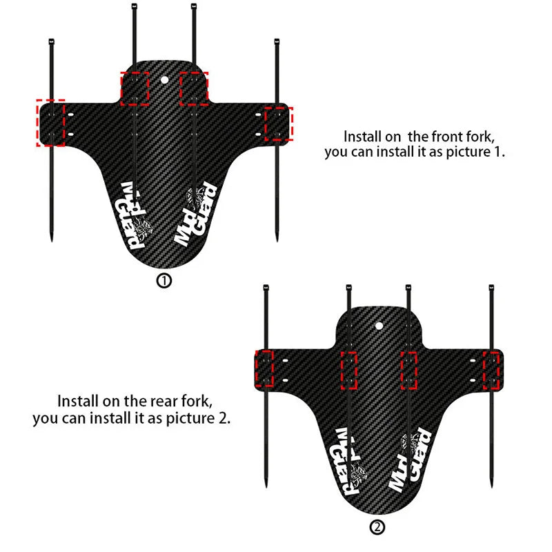 Carbon Bike Mud guard